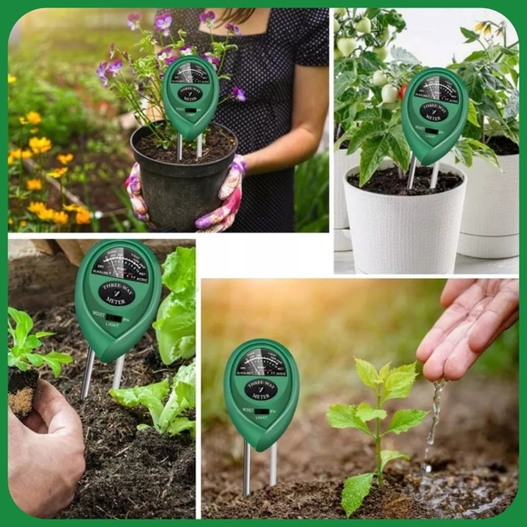 3 in 1 soil meter, measures moisture light & PH levels of your plants soil new - Picture 6 of 13